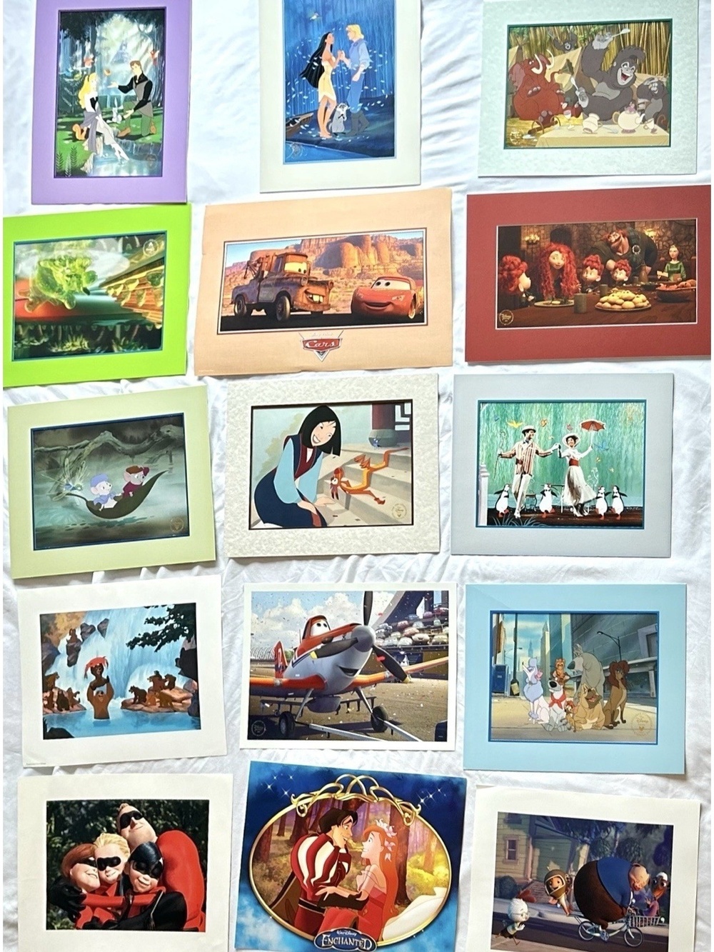 Disney Lithograph Lot The Disney Store Exclusives, Lenticular & Art Prints